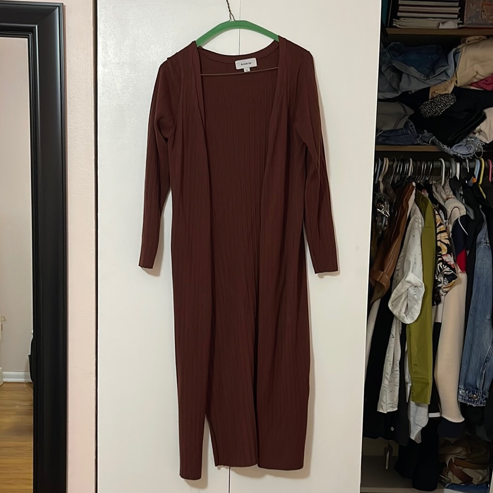 Dynamite Brown long Sweater/Cardigan OS NWWOT